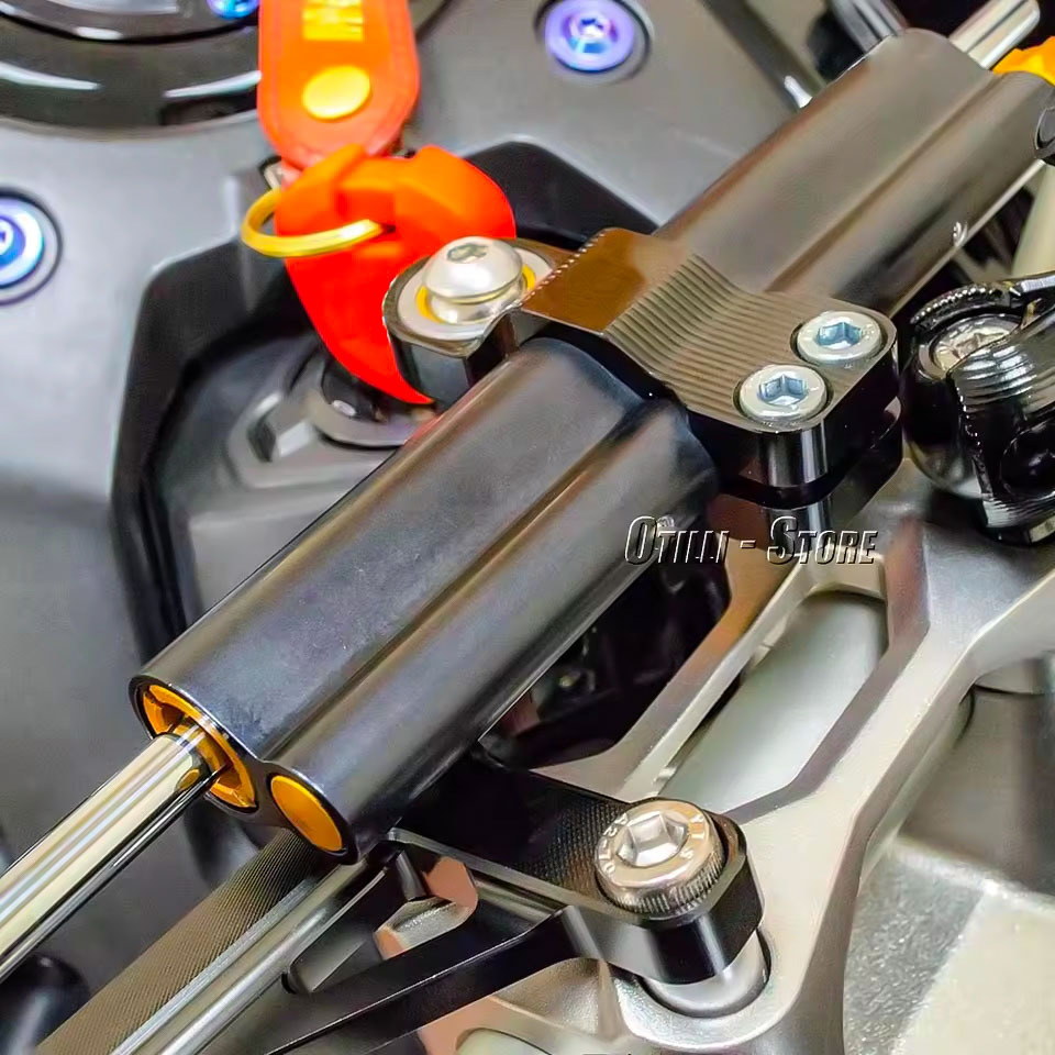 Amortyzatory skrętu do motocyk – Steering Damper Stabilizer Kit Cnc recenzja i cena