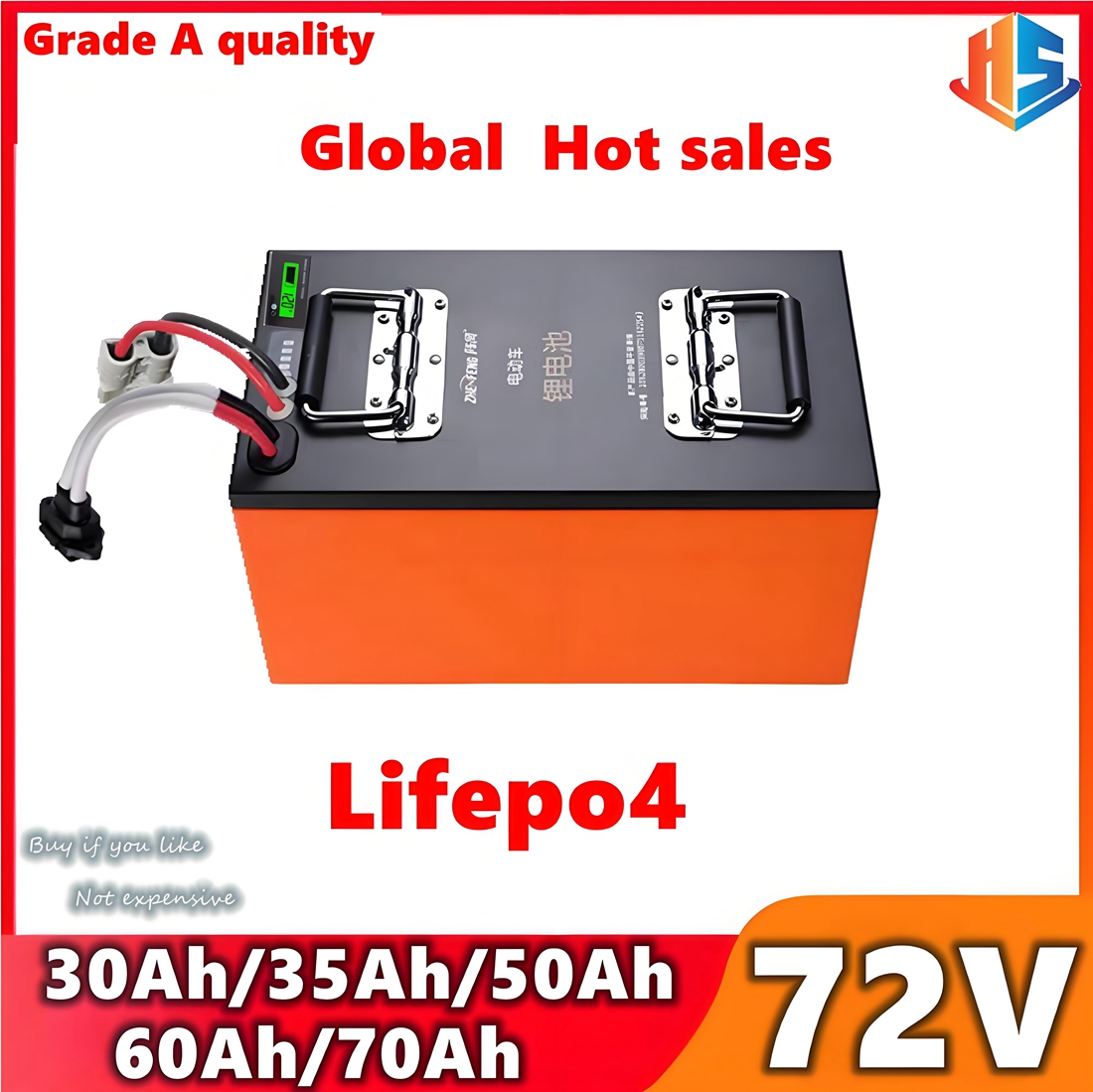 Skuter EV 72V 50Ah 60Ah 35Ah 3 – 72V 30Ah Lifepo4 Battery Pack recenzja i cena