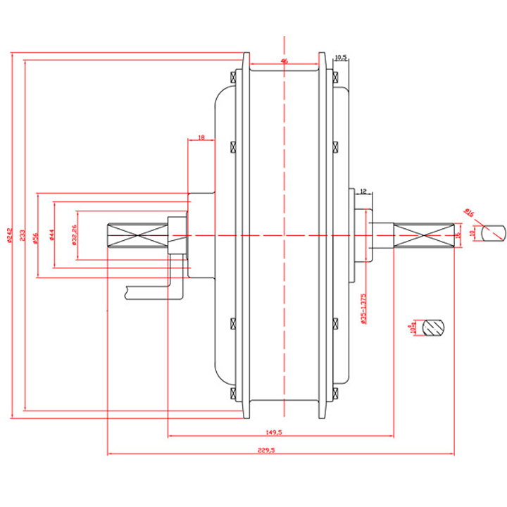 Silnik elektryczny do roweru/m – 60V 5000W Brushless Hub Motor recenzja i cena